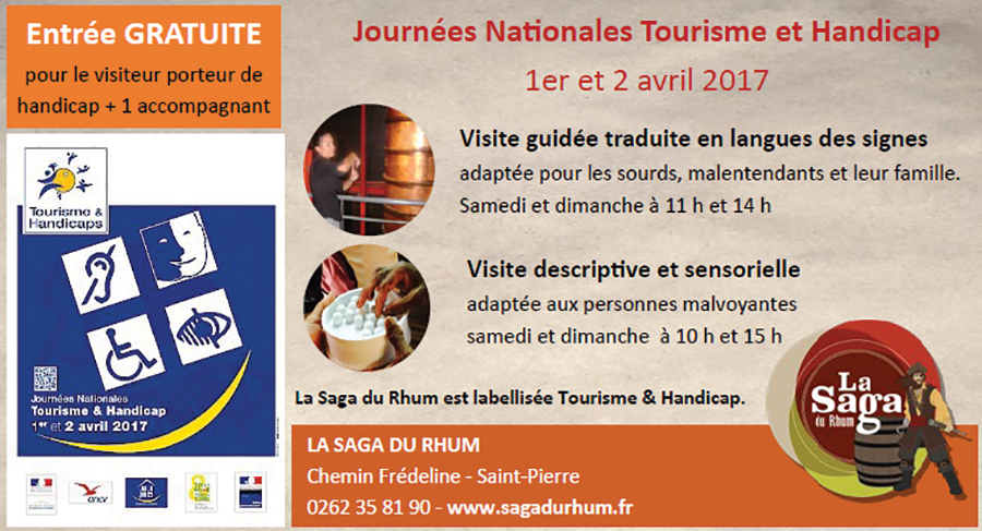 JOURNEES NATIONALES TOURISME ET HANDICAP les 1er et 2 avril