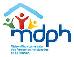 Logo de la MDPH de La Reunion, Maison Departementale des Personnes Handicapees de La Reunion
